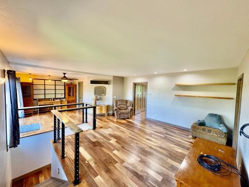 Stairway to upper living room