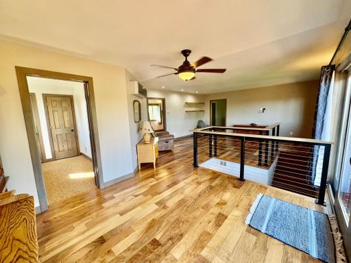 Upper living area