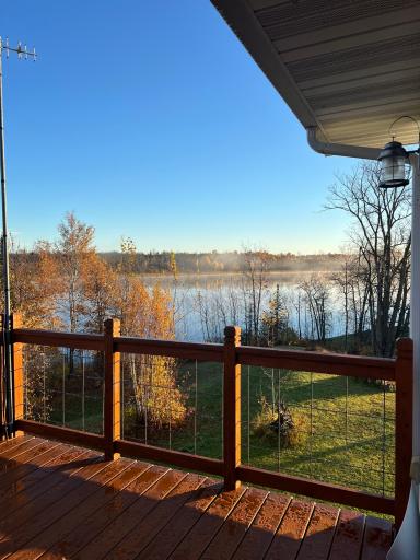 Fall morning over the River