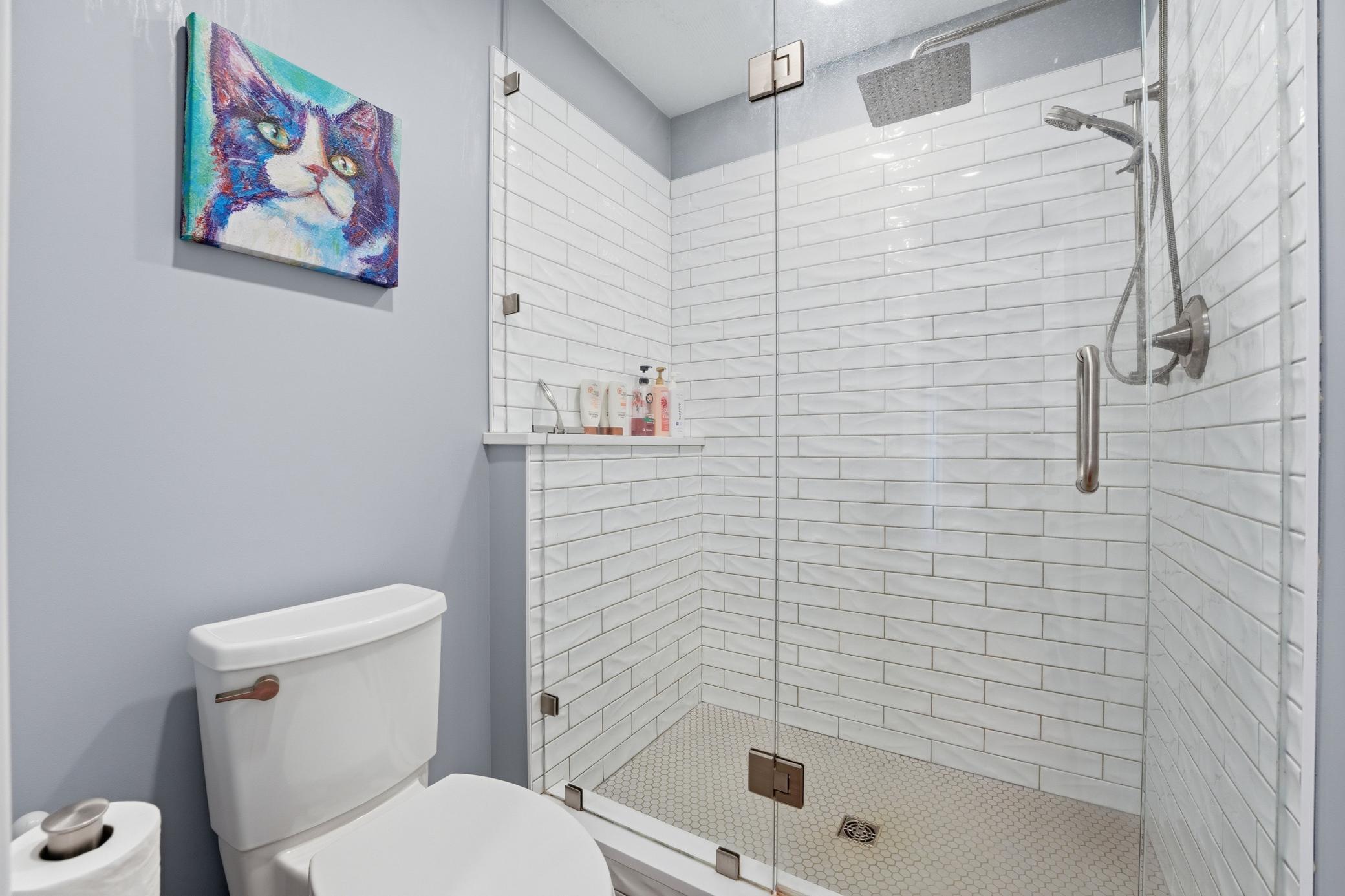Up Stairs Walk In shower