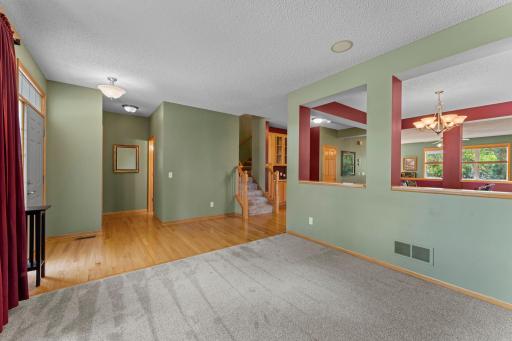 Open foyer view from the formal living room