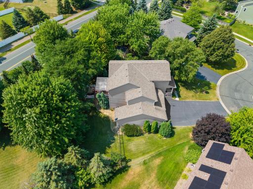 HALF ACRE lot with mature trees and secured with steel fence