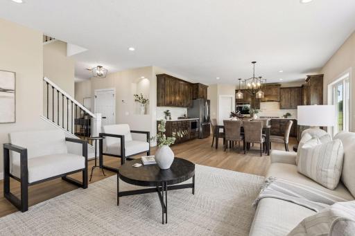 This open floor plan was designed with connection in mind!