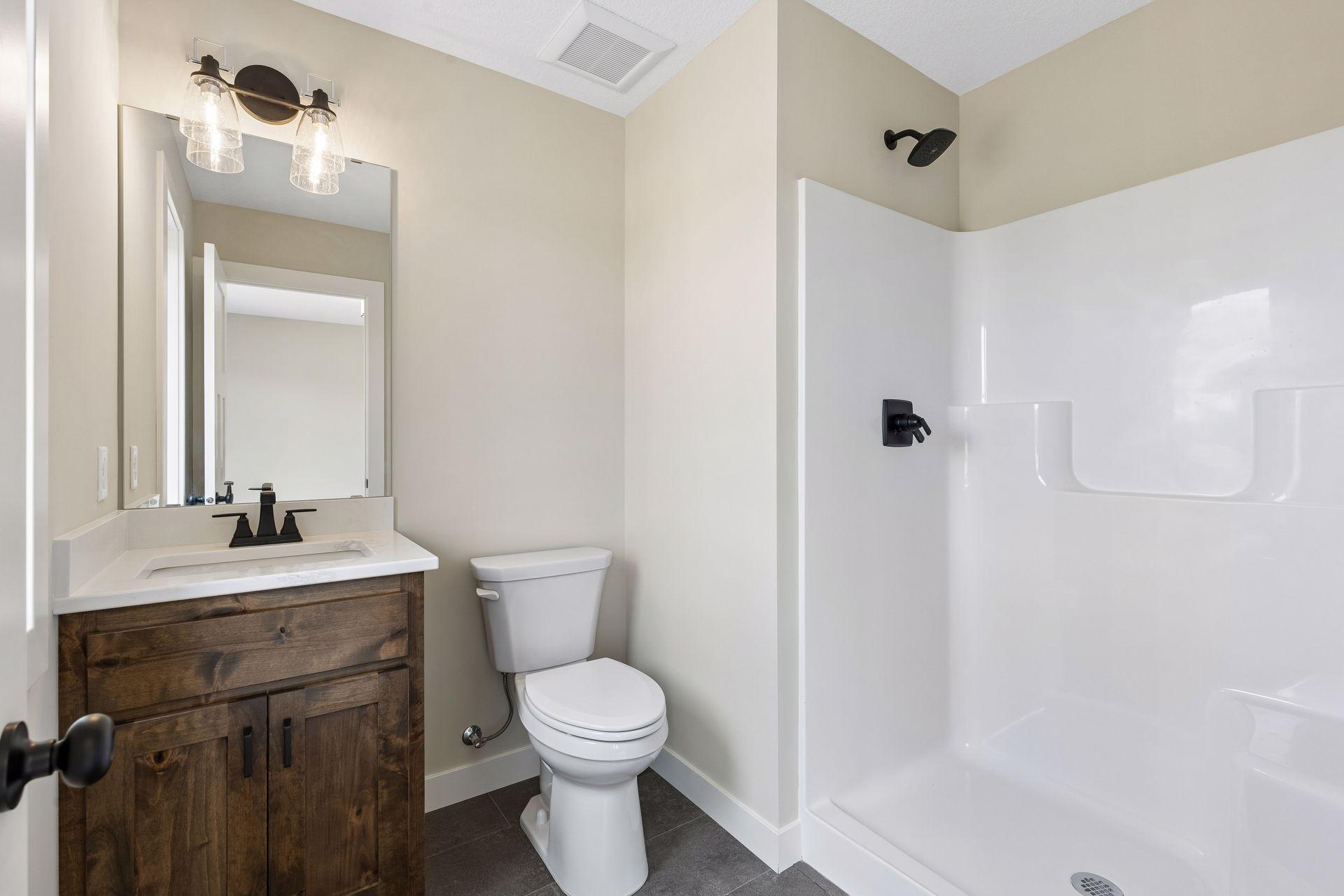 Private 3/4 bath with bedroom number four.