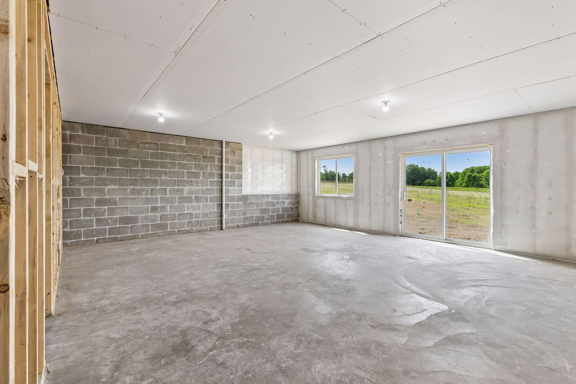 Designed for both entertaining and everyday living, this future space offers room for a family room, another bedroom, 3/4 bath, and an exercise or golf simulator room!