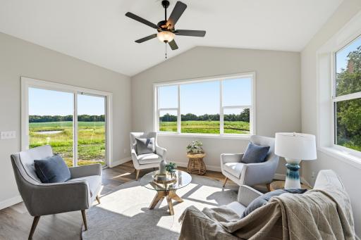 Incredible Views of your Acreage off your Morning Room!