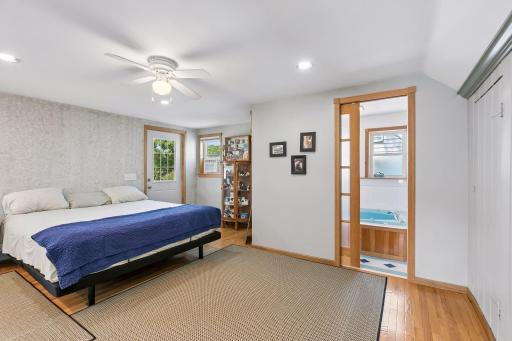 So spacious and a new door to the deck