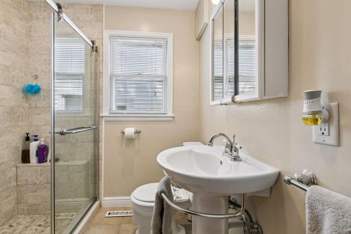 Main floor custom shower