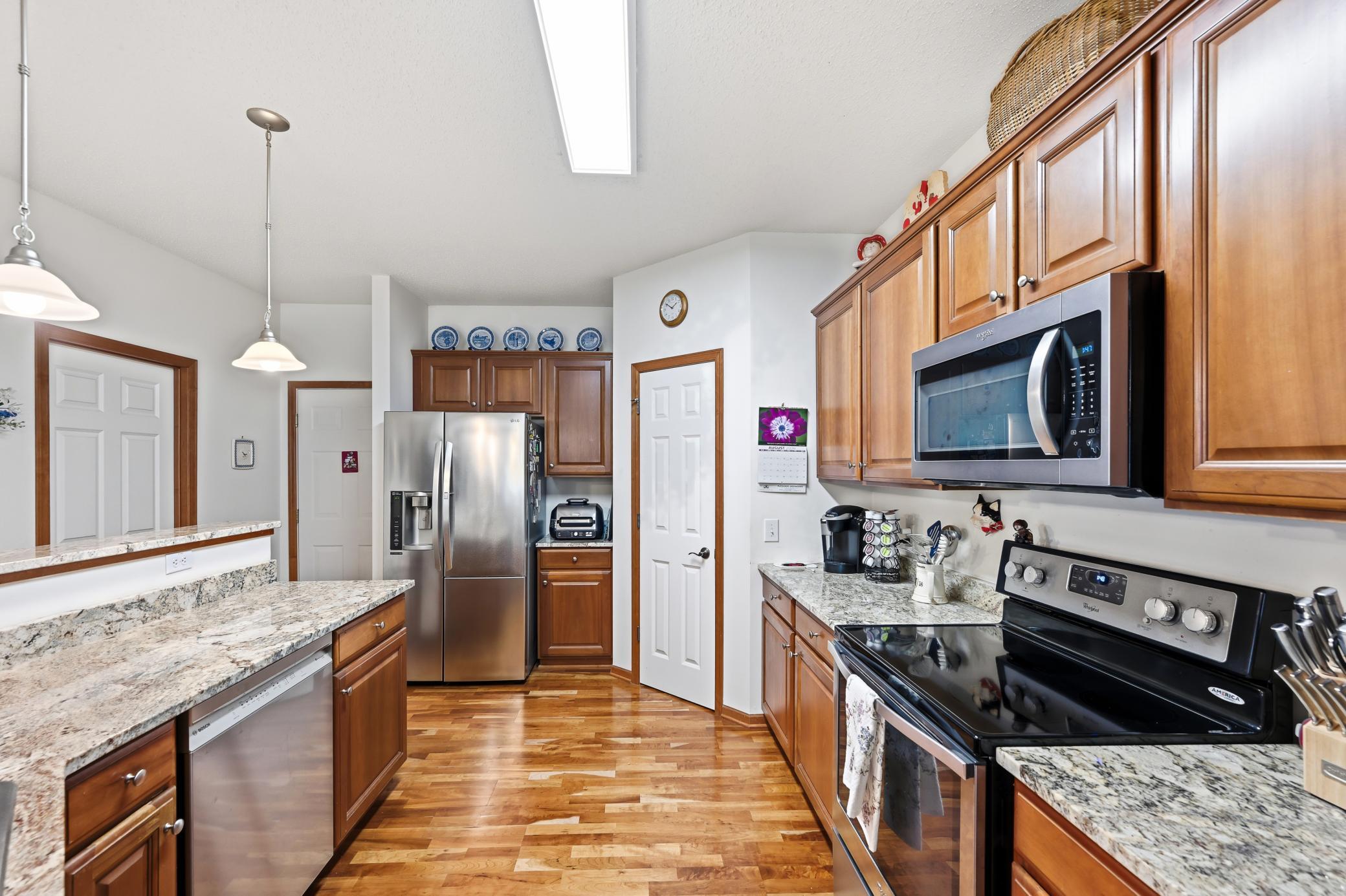 Large pantry for storage.