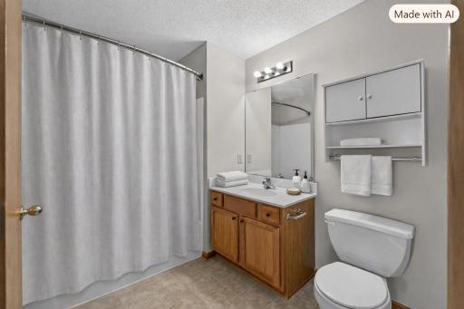Virtually Staged - Upper Level Full Bathroom