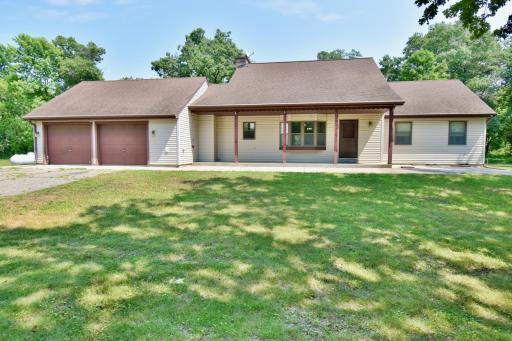 Low maintenance peaceful country living with metal and vinyl siding and concrete around the exterior!!!