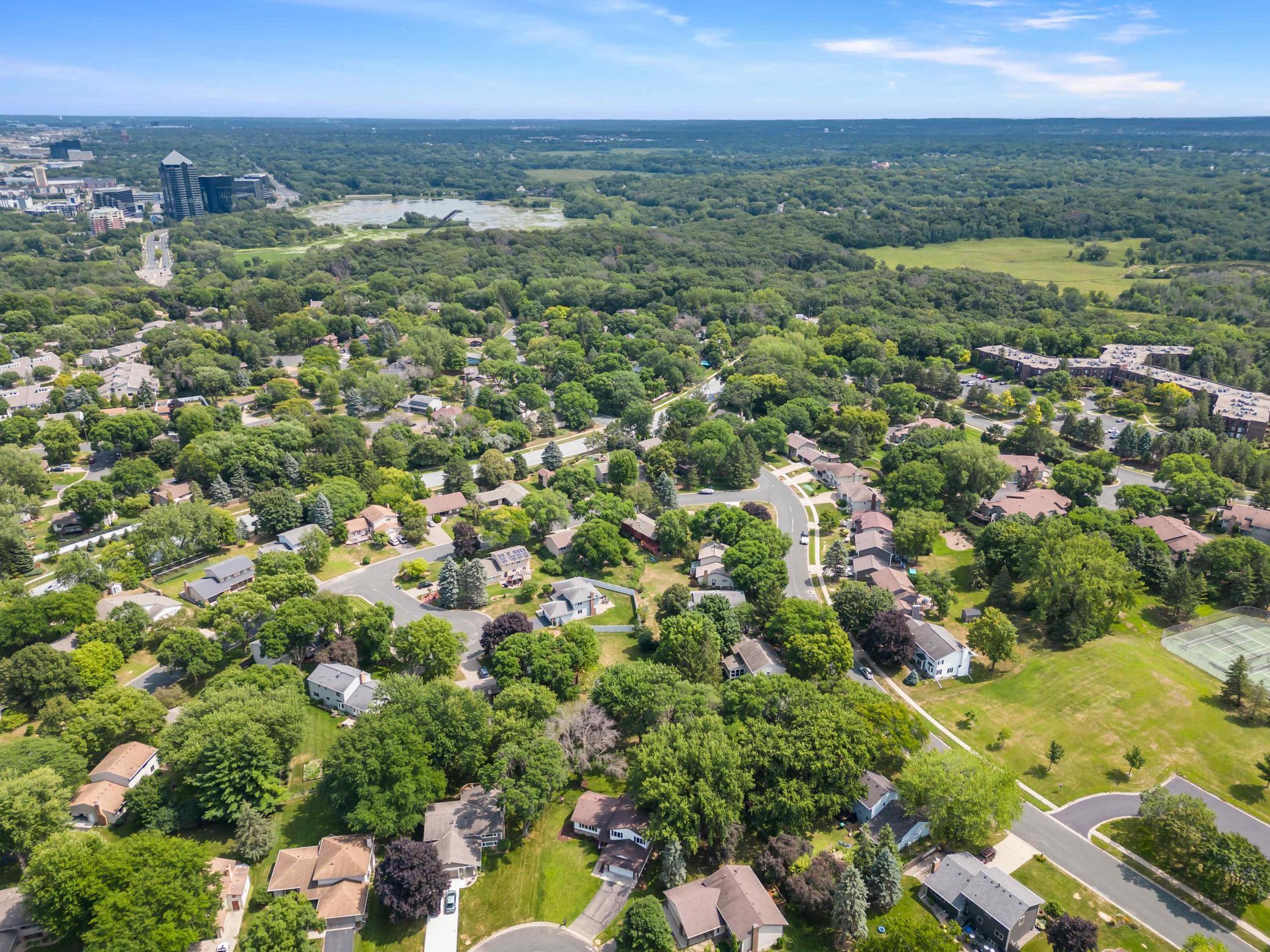 Nestled between Bush Lake and Normandale Lake. Great Location!