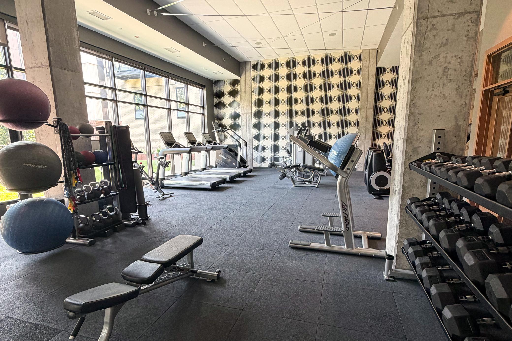 Full Exercise Room with State-of-the-Art Equipment Including Pelotons