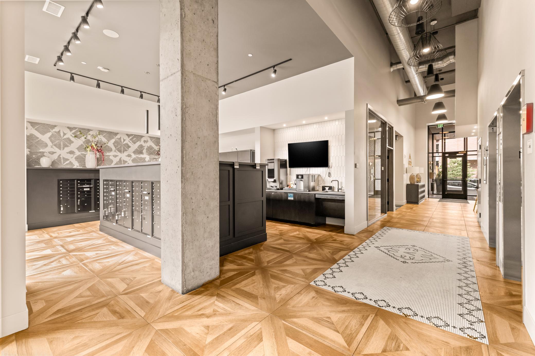 Package Concierge, Mail Room & Coffee Station