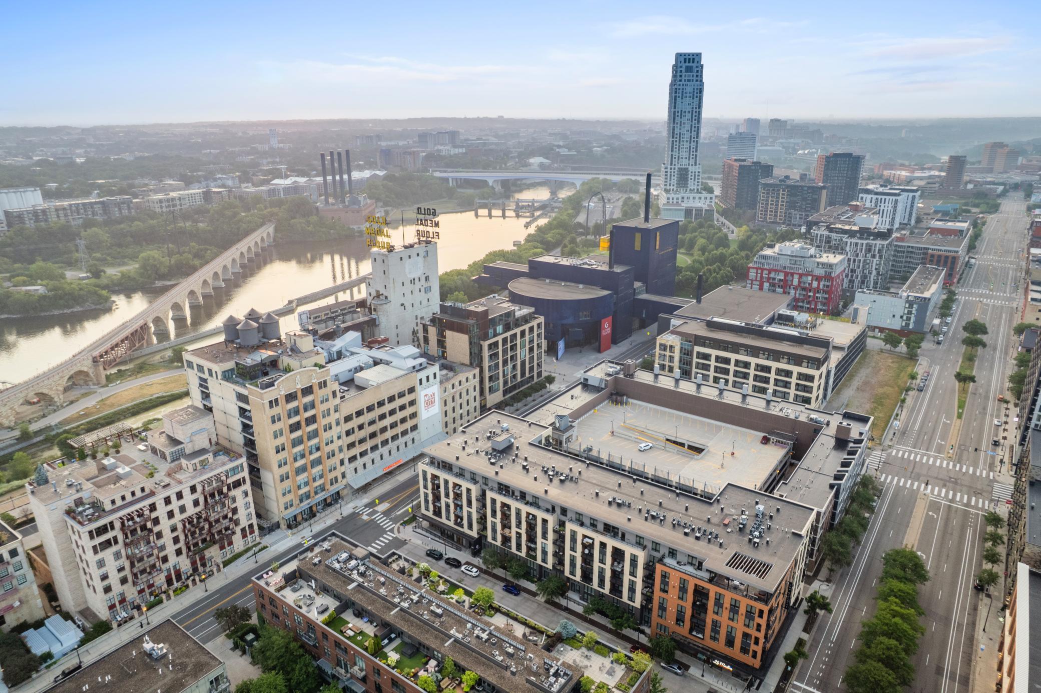 Endless Walkability | Riverside Trails, Guthrie Theater, Mill City Museum, Gold Medal Park, Mill City Farmers Market, The Stone Arch Bridge, US Bank Stadium, Fine Dining, Trader Joe's