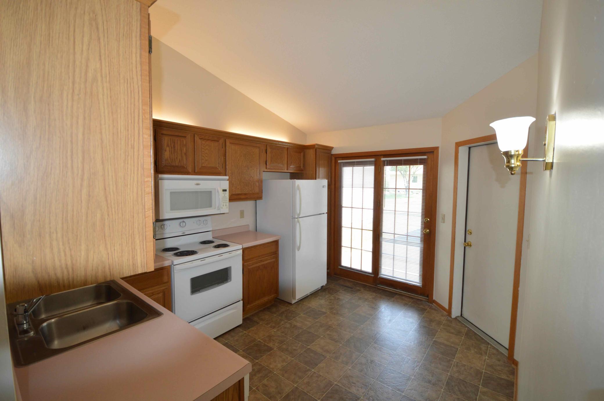 Patio door and garage access