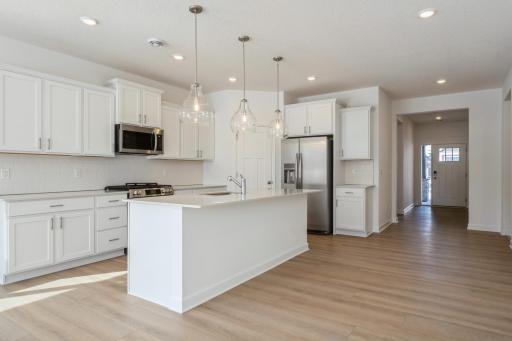 (All the following photos are of a similar home, actual finishes may vary.)