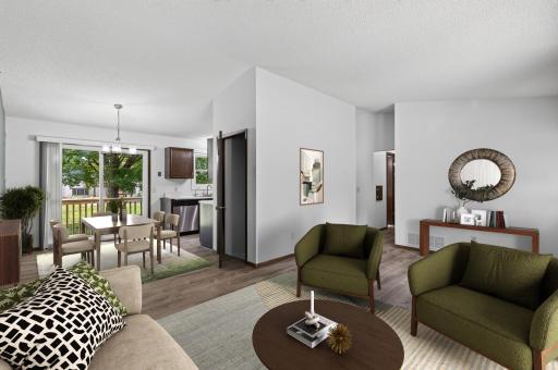 Virtual staging of what your home could look like!