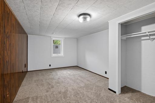 Basement bedroom