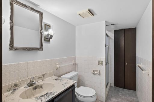 Basement bathroom