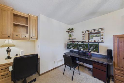 Office on the main level, 2 Desk with extra cabinet space