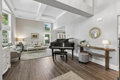 Step inside to a large foyer with energy-efficient triple-pane windows installed throughout the home in 2018.