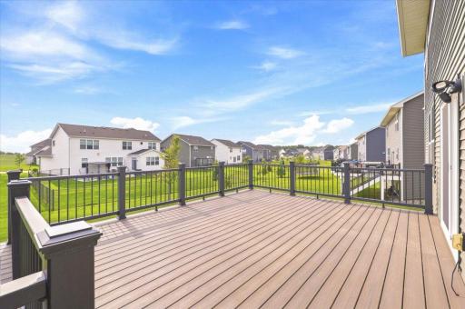 Enjoy outdoor living on the maintenance free back deck. Perfect for relaxing or entertaining family and friends.