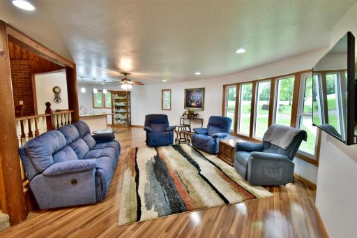 Large ceiling to floor windows for beautiful views.