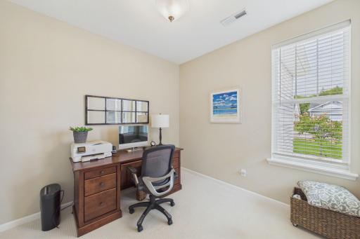 Front office flex room, could easily be set up as a 3rd bedroom,