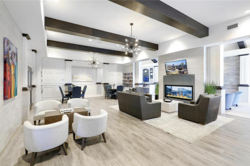 Prairie Club Amenity Center gathering space.