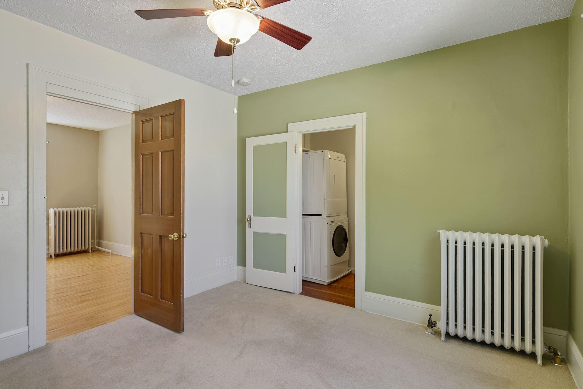 Second floor laundry room off the bedroom
