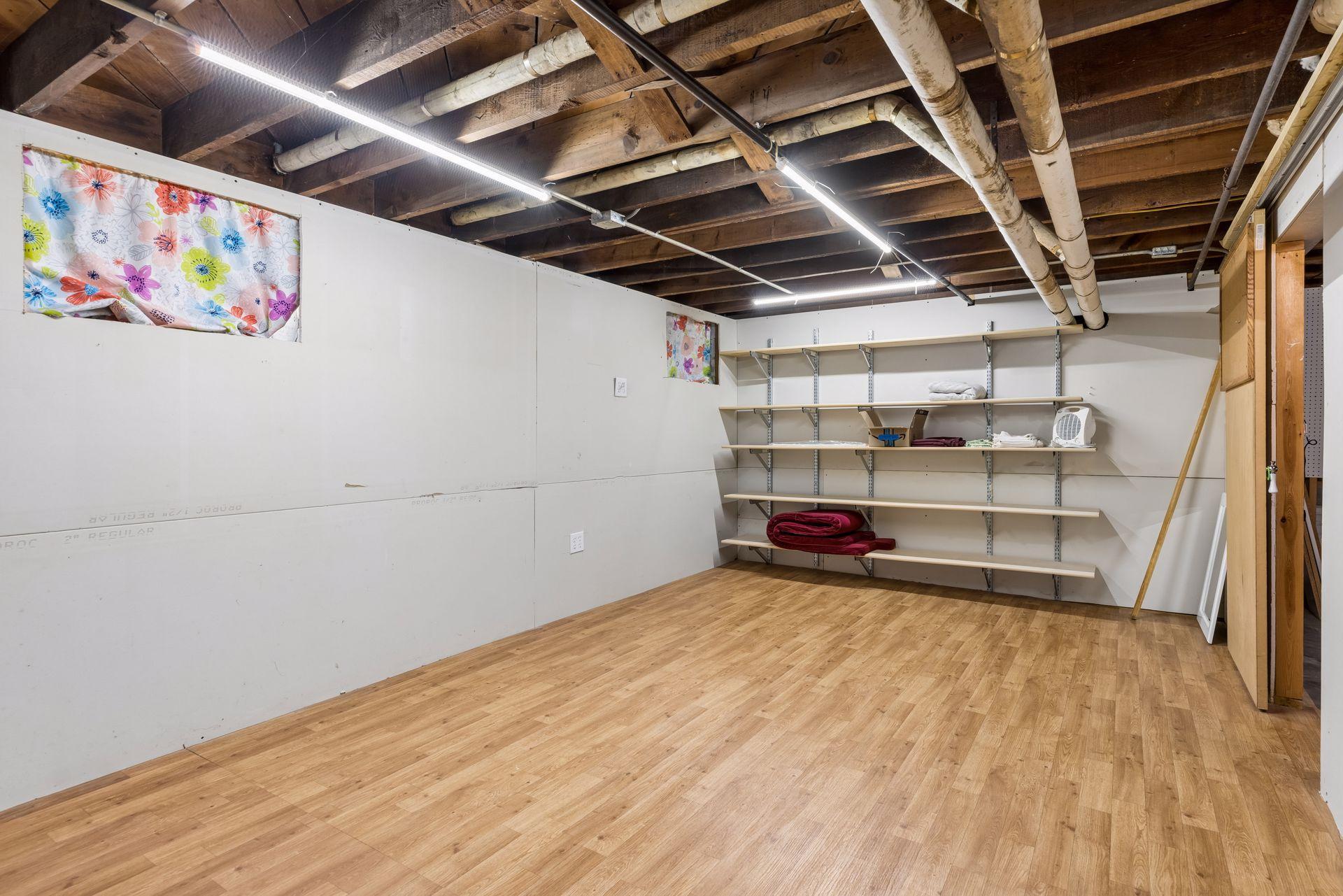 Semi-finished basement