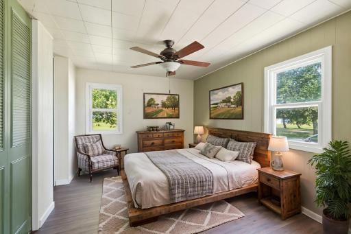 Virtually Staged Bedroom