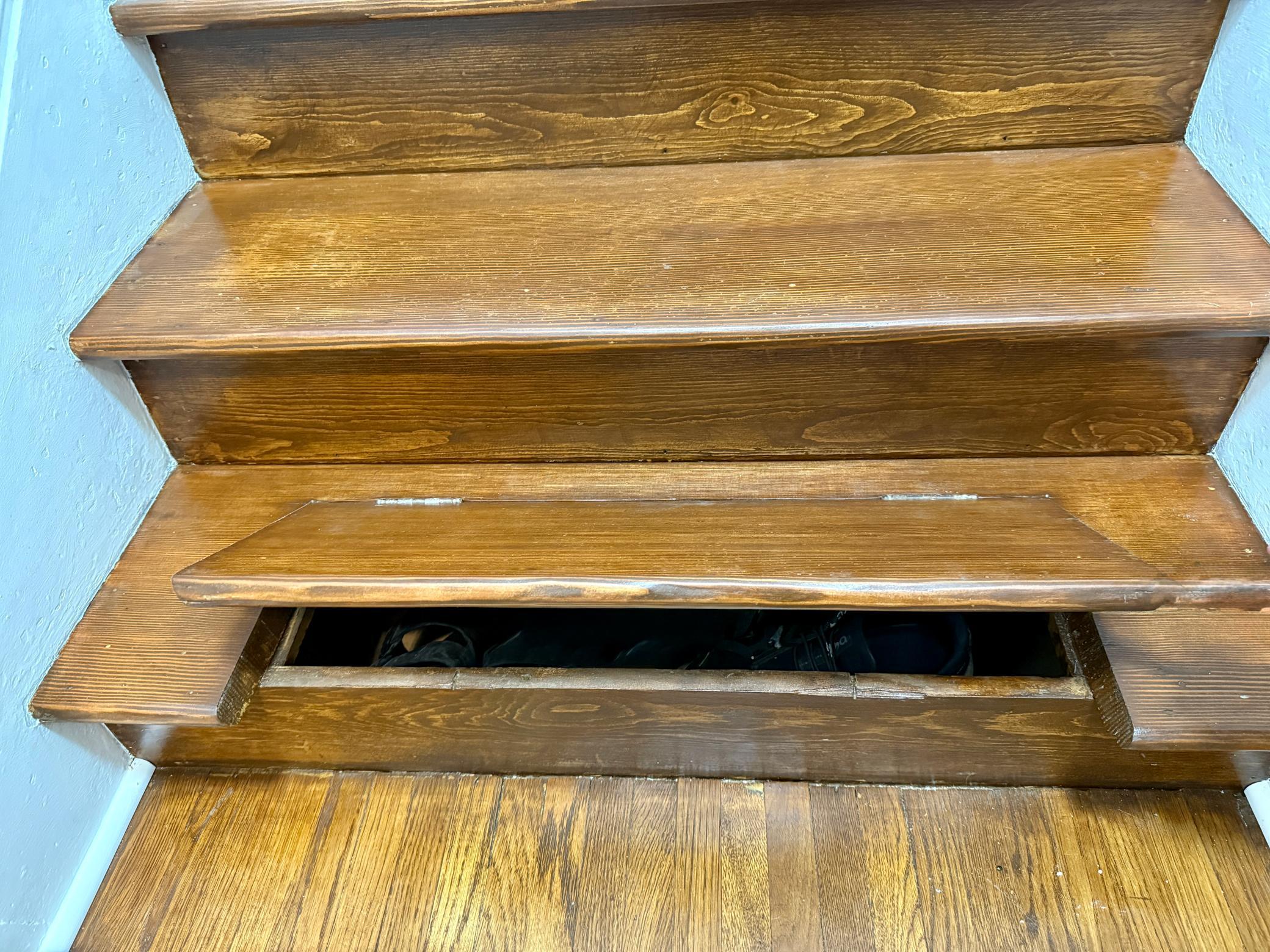 Hidden Storage under steps