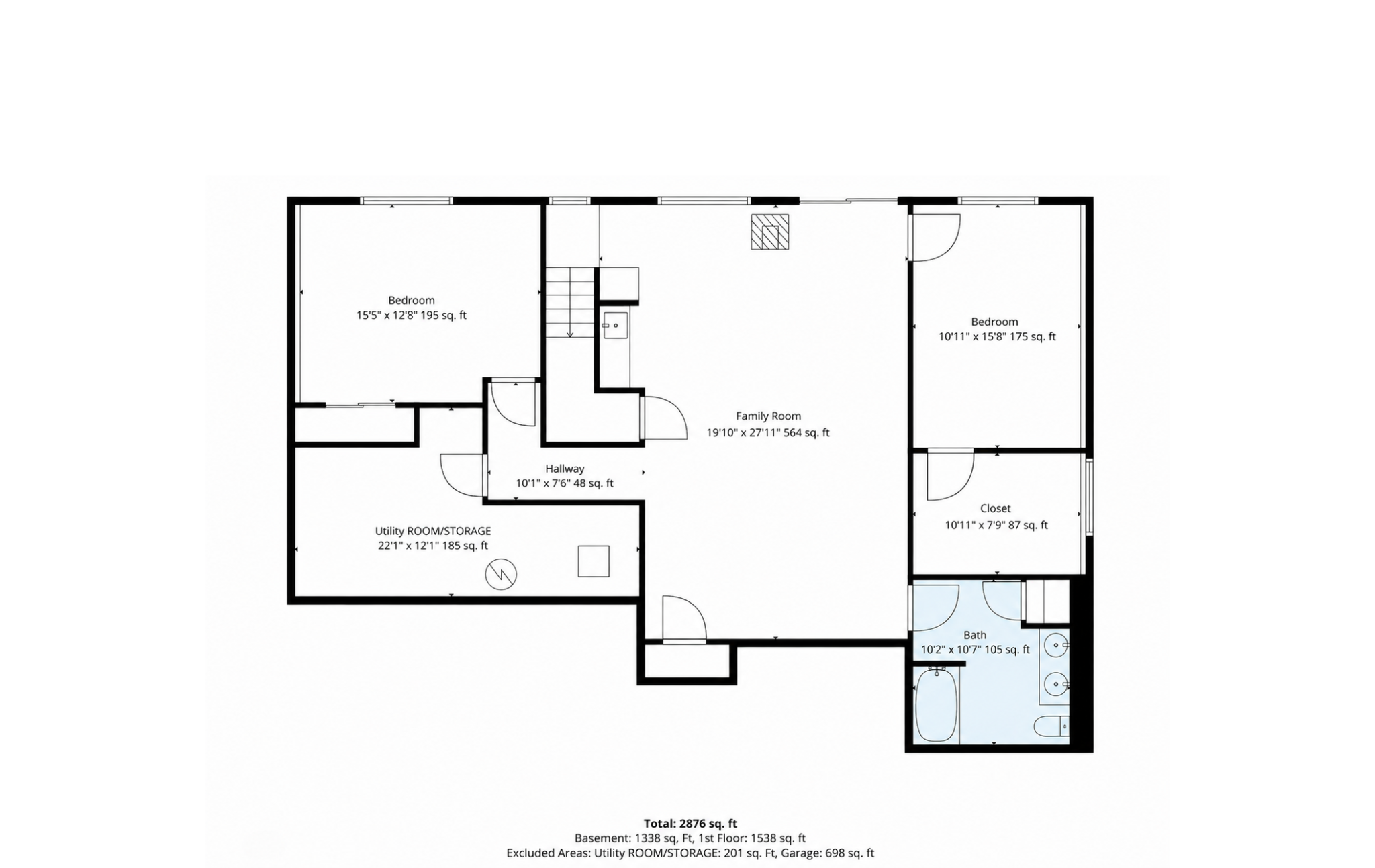 Lower Level Floor Plan