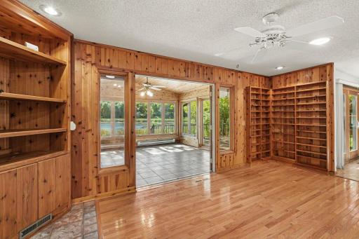 Sliders lead to unbelievable 4 season porch