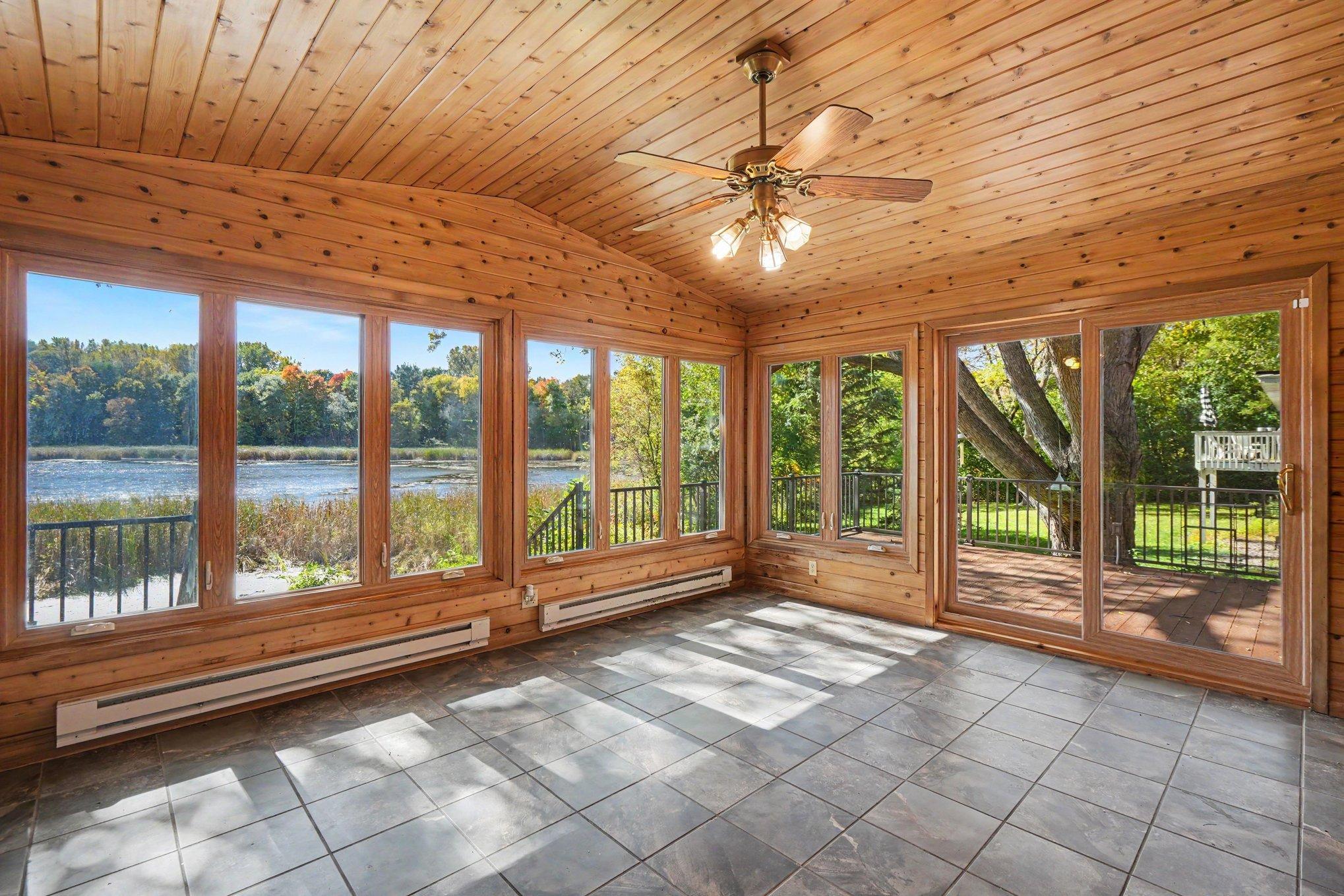 Heated ceramic floors warm you during colder times