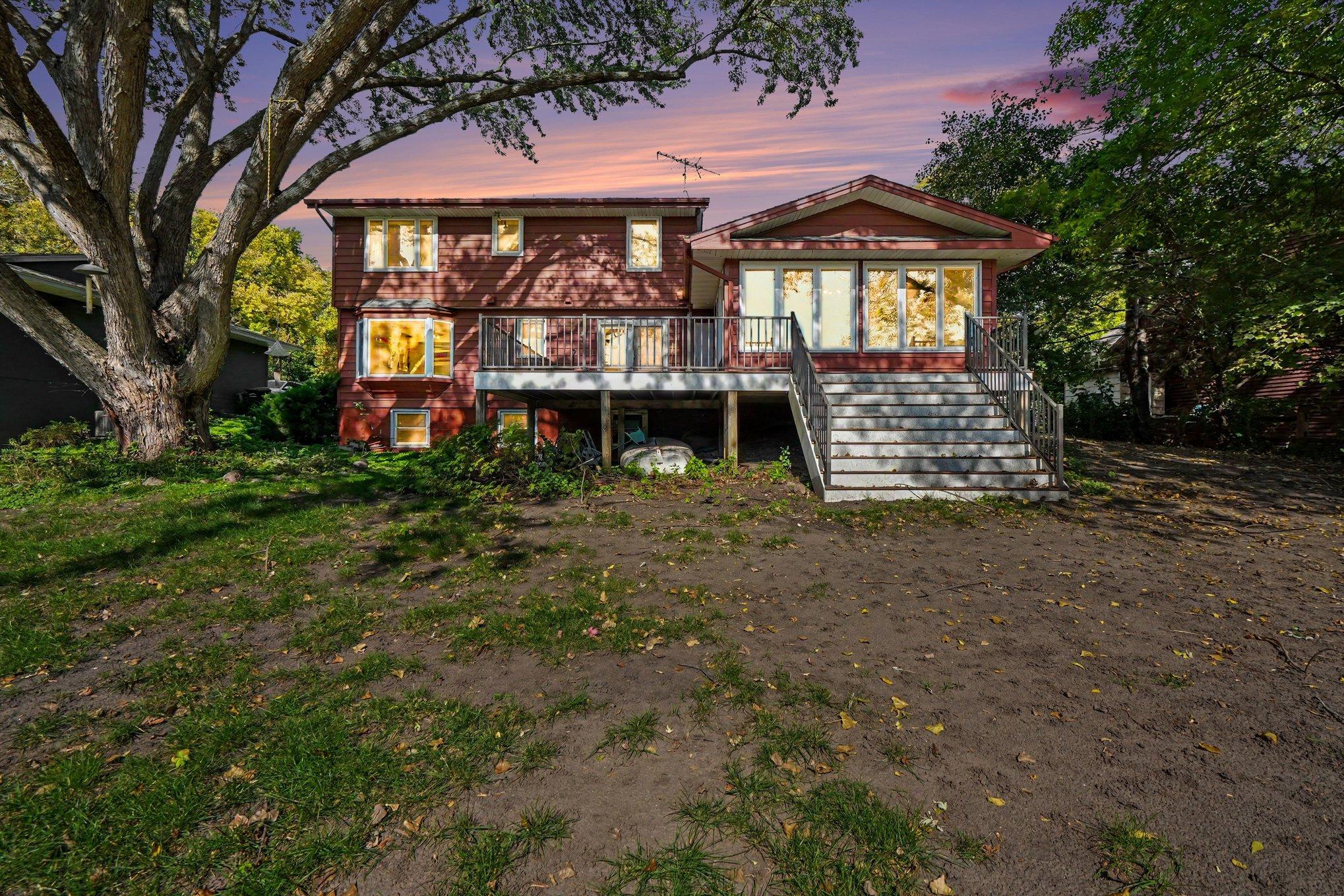 Back of home, lakeside