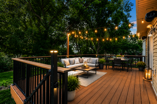 Virtually Staged Deck