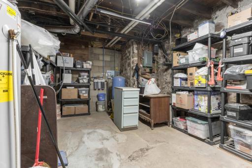 lower storage room