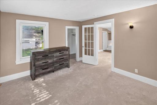 Nice size closet.