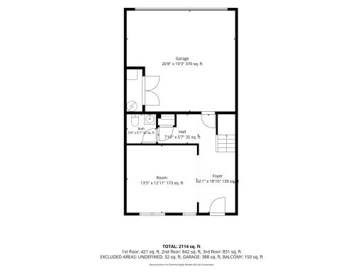 5140 Hampton St NE - First Floor Plan