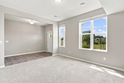 5140 Hampton St NE - Family room opens to the large entryway
