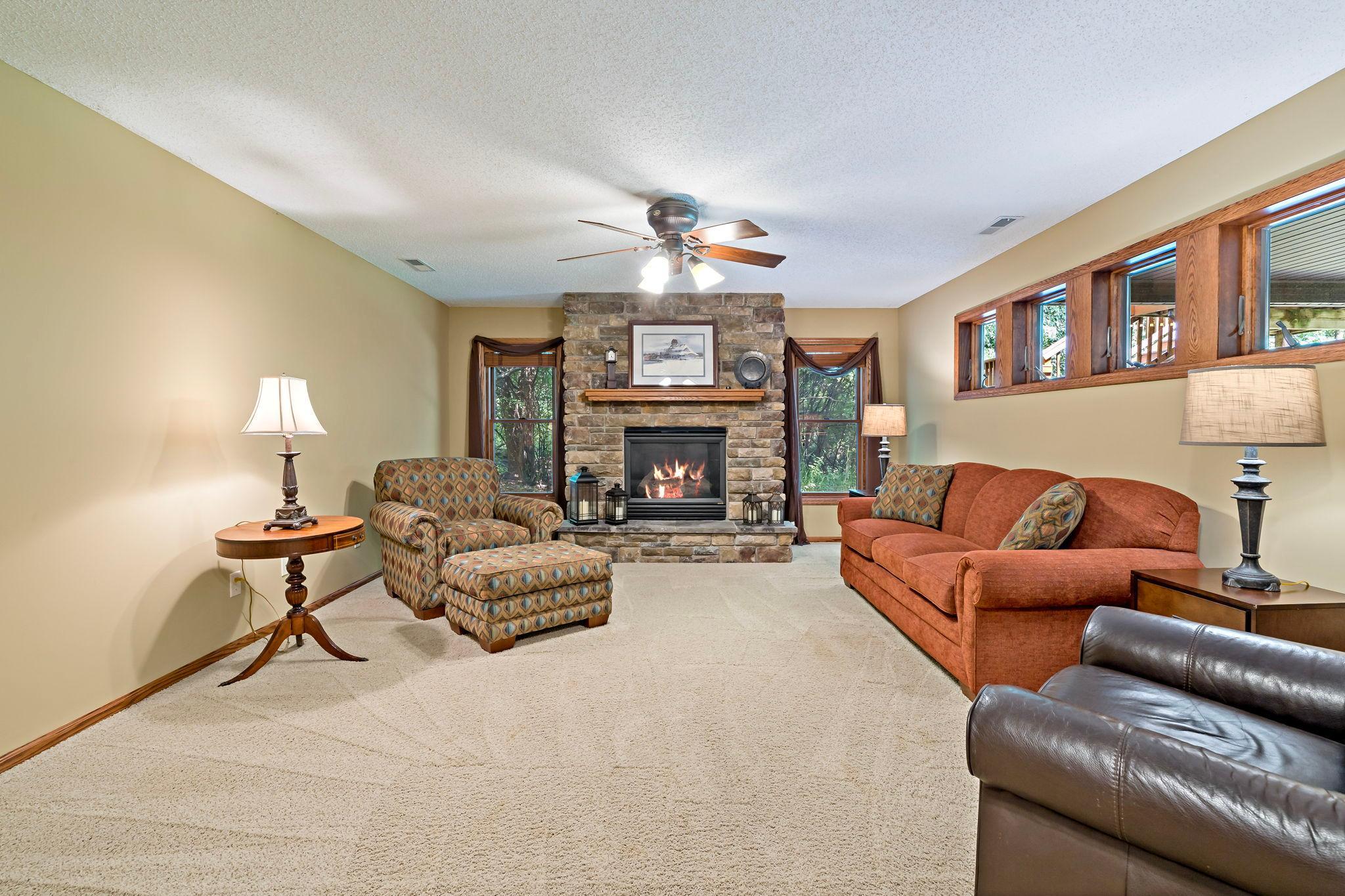 Lower level family room/walkout