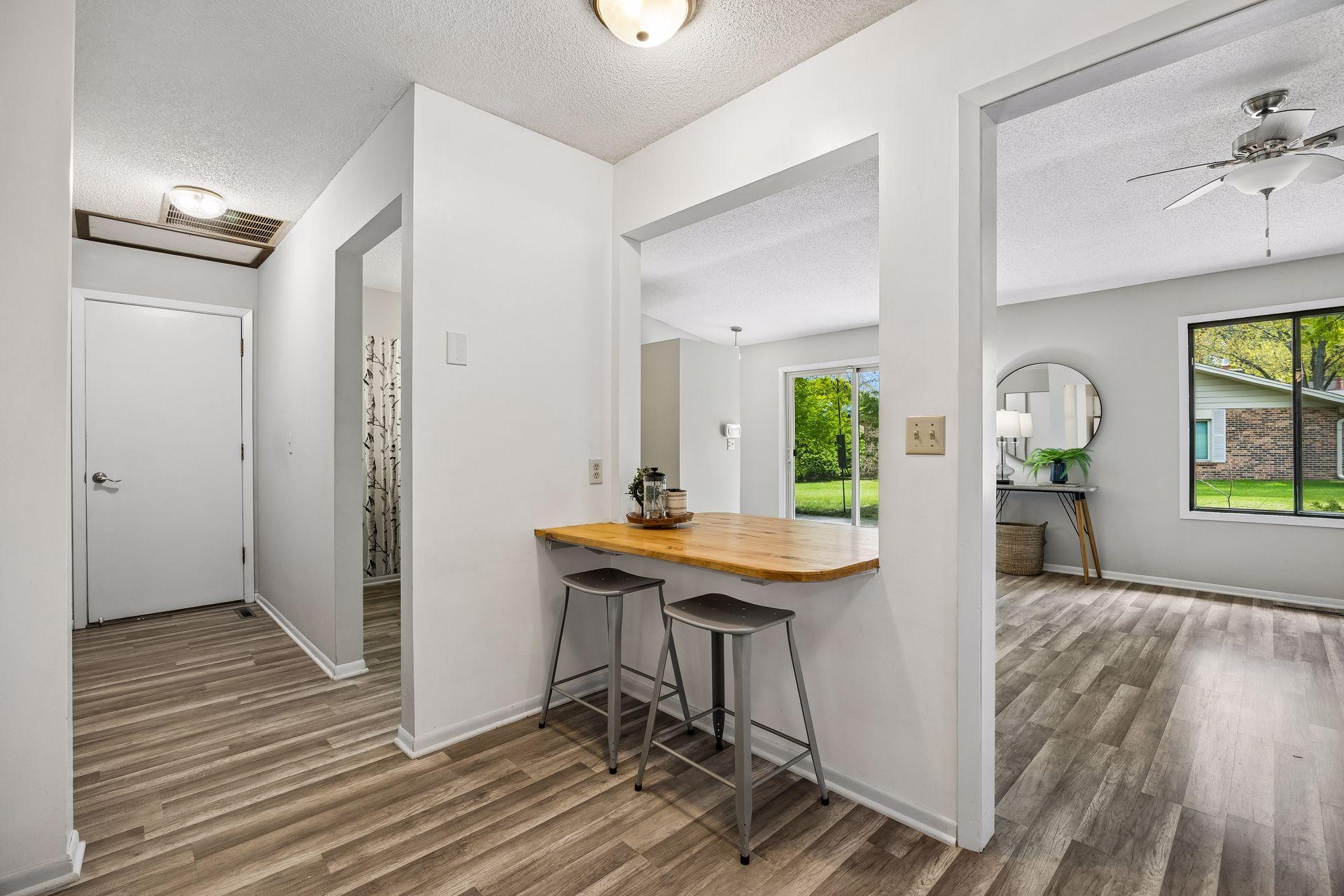 Kitchen and Living Room