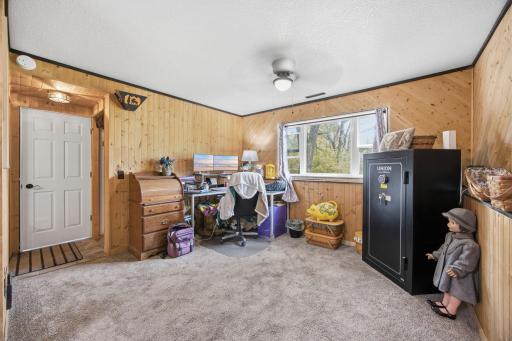 Lower level family room offering cozy space to relax.