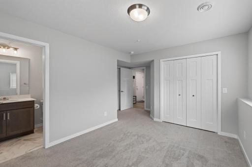 Lower level bedroom #4 also has a 3/4 bathroom!