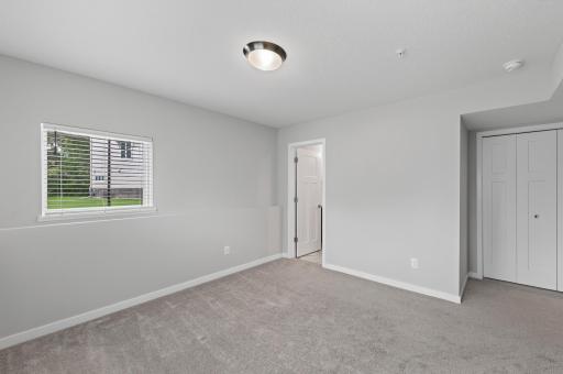 Lower level bedroom #4 also has a 3/4 bathroom!