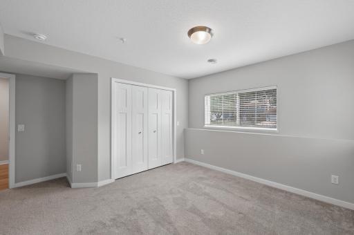 Lower level bedroom #4 also has a 3/4 bathroom!