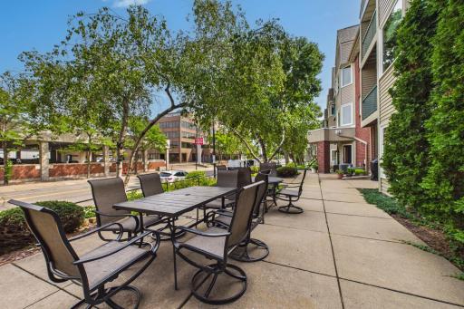 Outdoor patio.